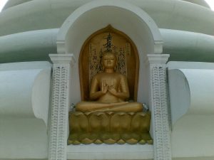 Japanese Peace Pagoda | Image Credit - L Manju, CC BY-SA 4.0 via Wikipedia Commons