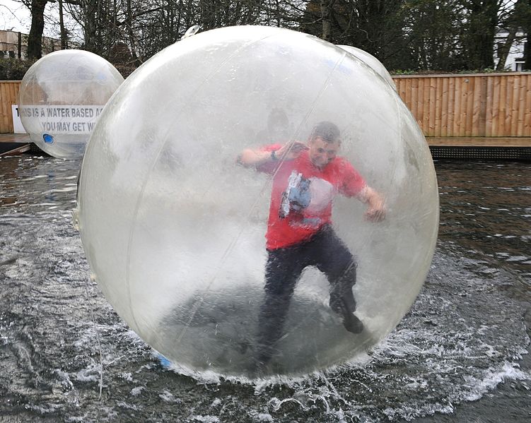 walk on the water by water zorbing